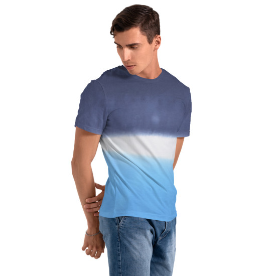 Tie and Dye Round Neck T-Shirt